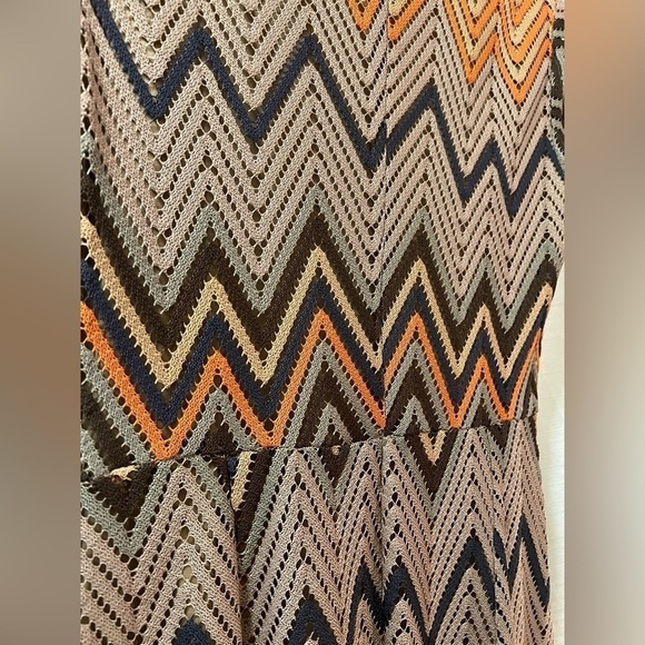 🔴Sharagano size 6 chevron knit summer midi summer spring dress - Picture 9 of 10